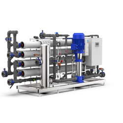 Система обратного осмоса Litech Aqua LRO 24S, 24 м3/год (11SL40-46SV7G300T-8X3HEPF8040-S71200-WCLP)